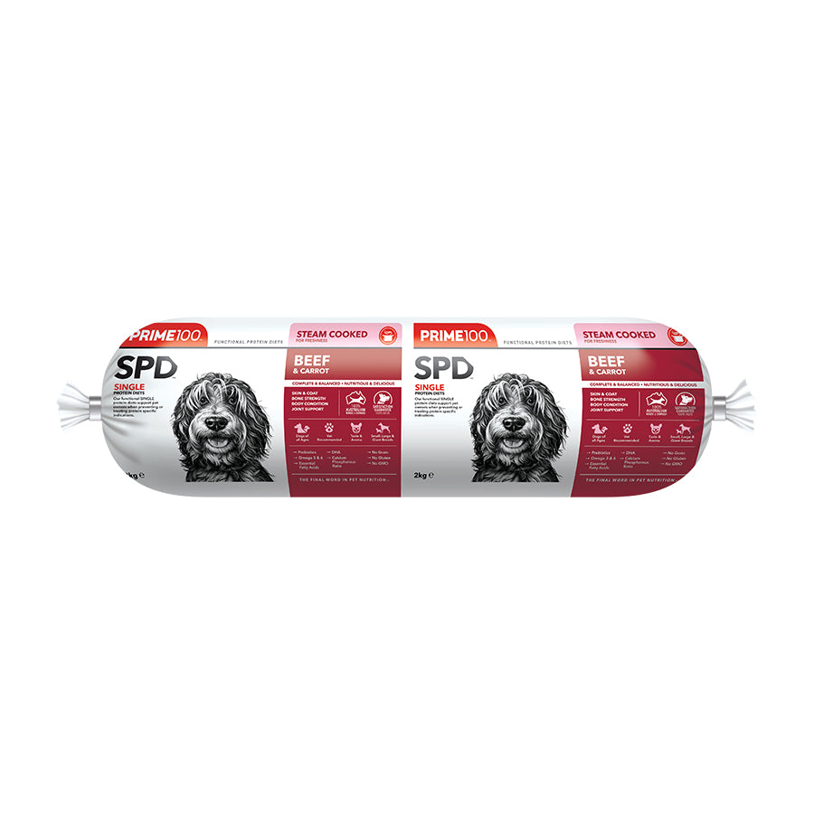 PRIME100 BEEF & CARROT 2KG