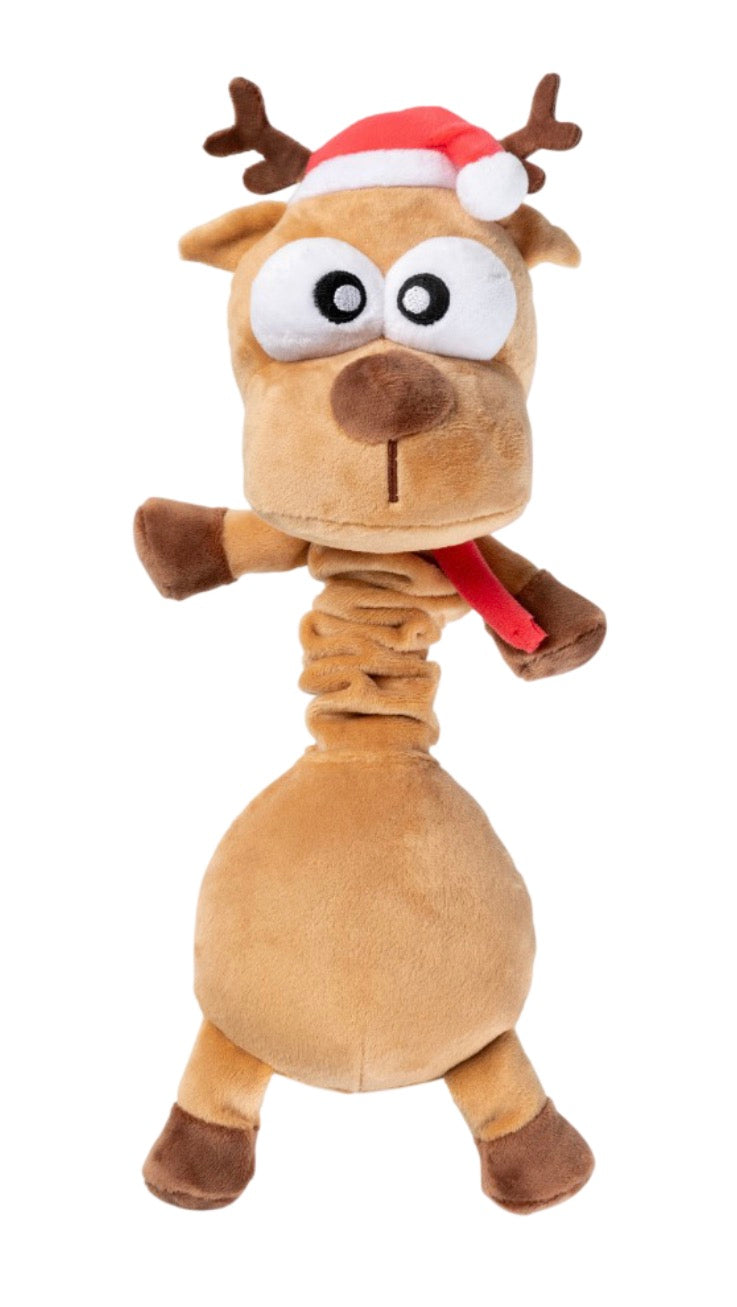 Domineck The Reindeer Plush Dog Toy