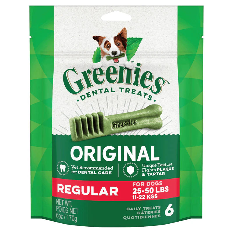 GREENIES DOG ORIGINAL TREAT REGULAR 170G