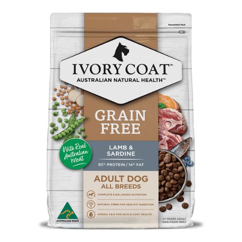 IVORY COAT GF LAMB AND SARDINE