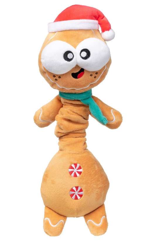 FuzzYard Veronecka The Gingerbread Squeaky Dog Plush Toy