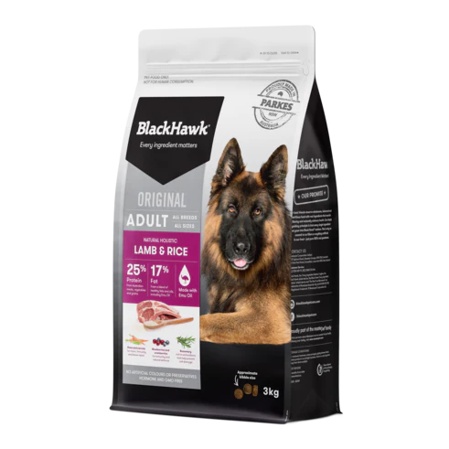 BLACK HAWK ADULT DOG LAMB & RICE