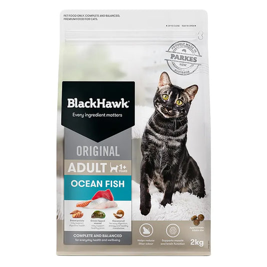 BLACK HAWK CAT OCEAN FISH 4KG