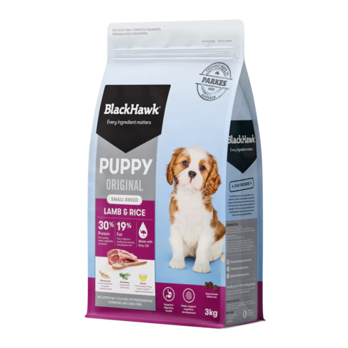 BLACK HAWK PUPPY SMALL BREED LAMB & RICE 3KG