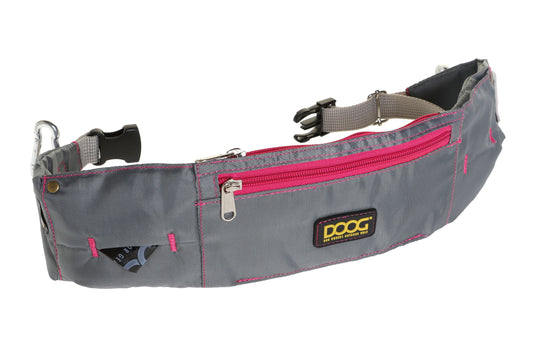 DOOG WALKIE BELT - GREY & PINK