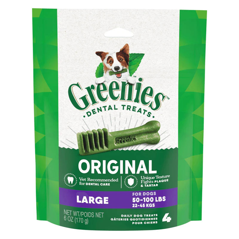 GREENIES DOG ORIGINAL TREAT LARGE