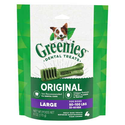 GREENIES DOG ORIGINAL TREAT LARGE