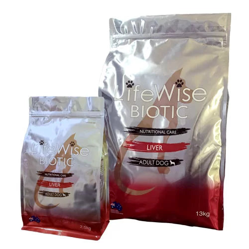 LIFEWISE BIOTIC LIVER WITH CHICKEN BARLEY AND VEG 2.5KG